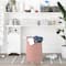 DII® Round Lattice PE-Coated Cotton Polyester Laundry Hamper
